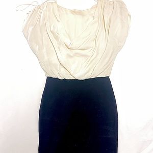 Alice + Olivia Black and white Color block Dress, size XS